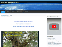 Tablet Screenshot of cosmicknowledge.org